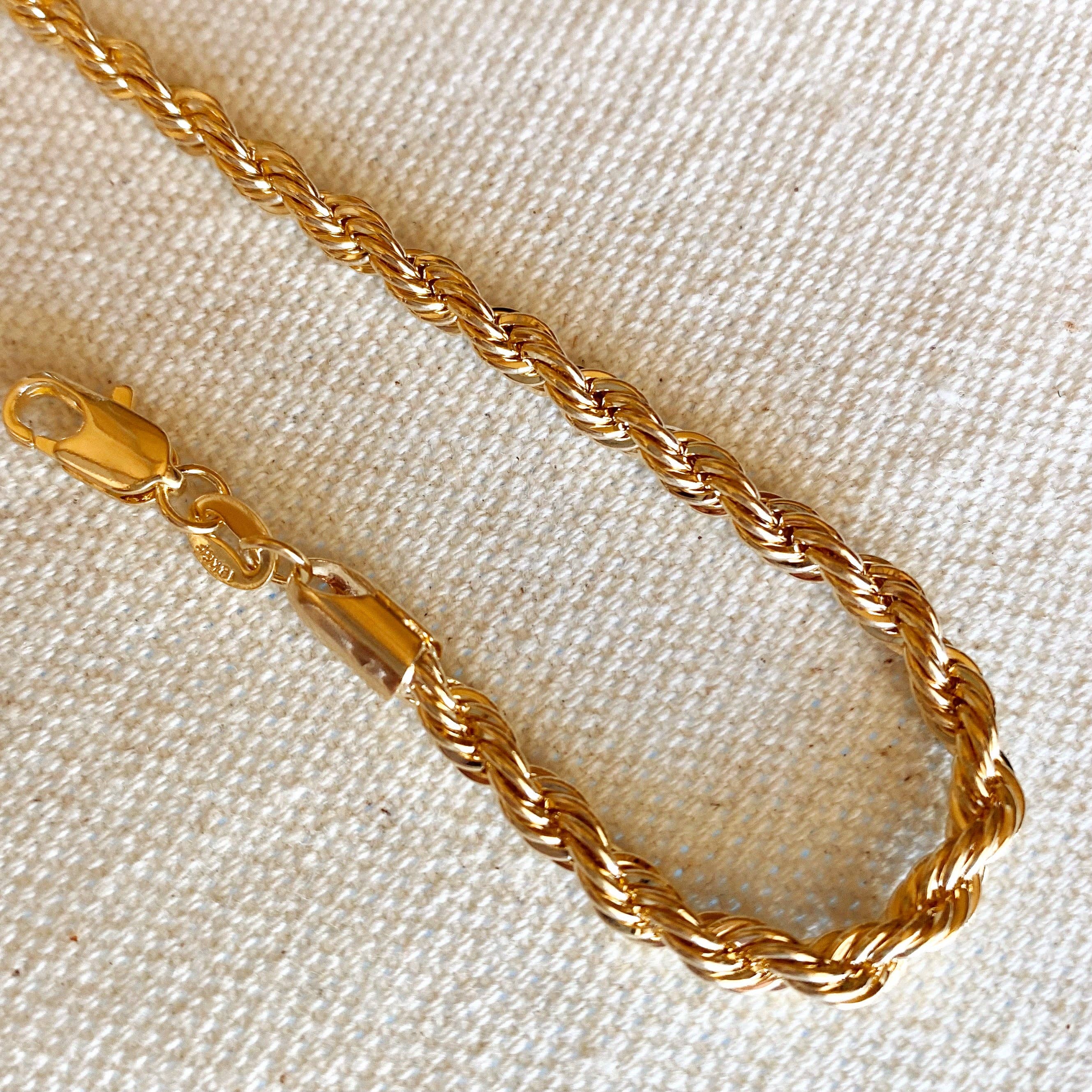 Bracelet Gold Filled Rope