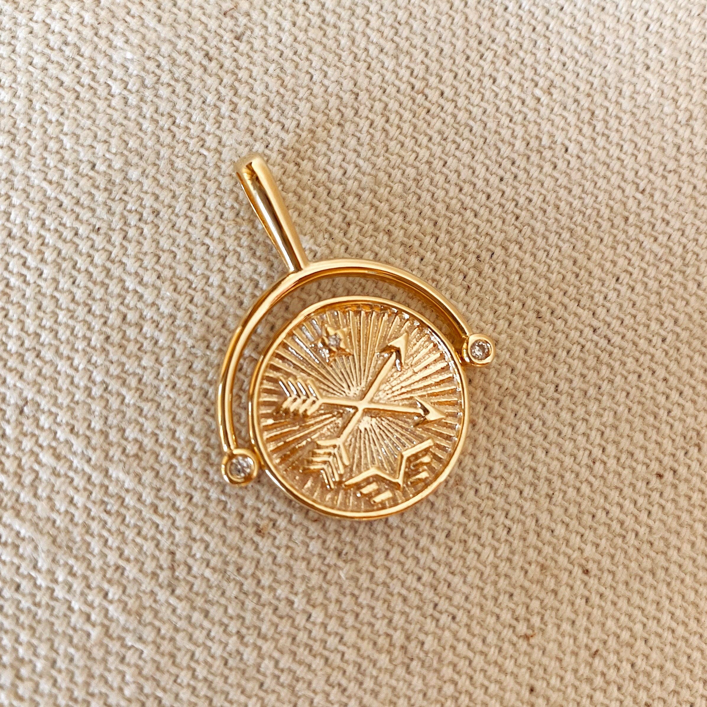 Necklace GF Compass