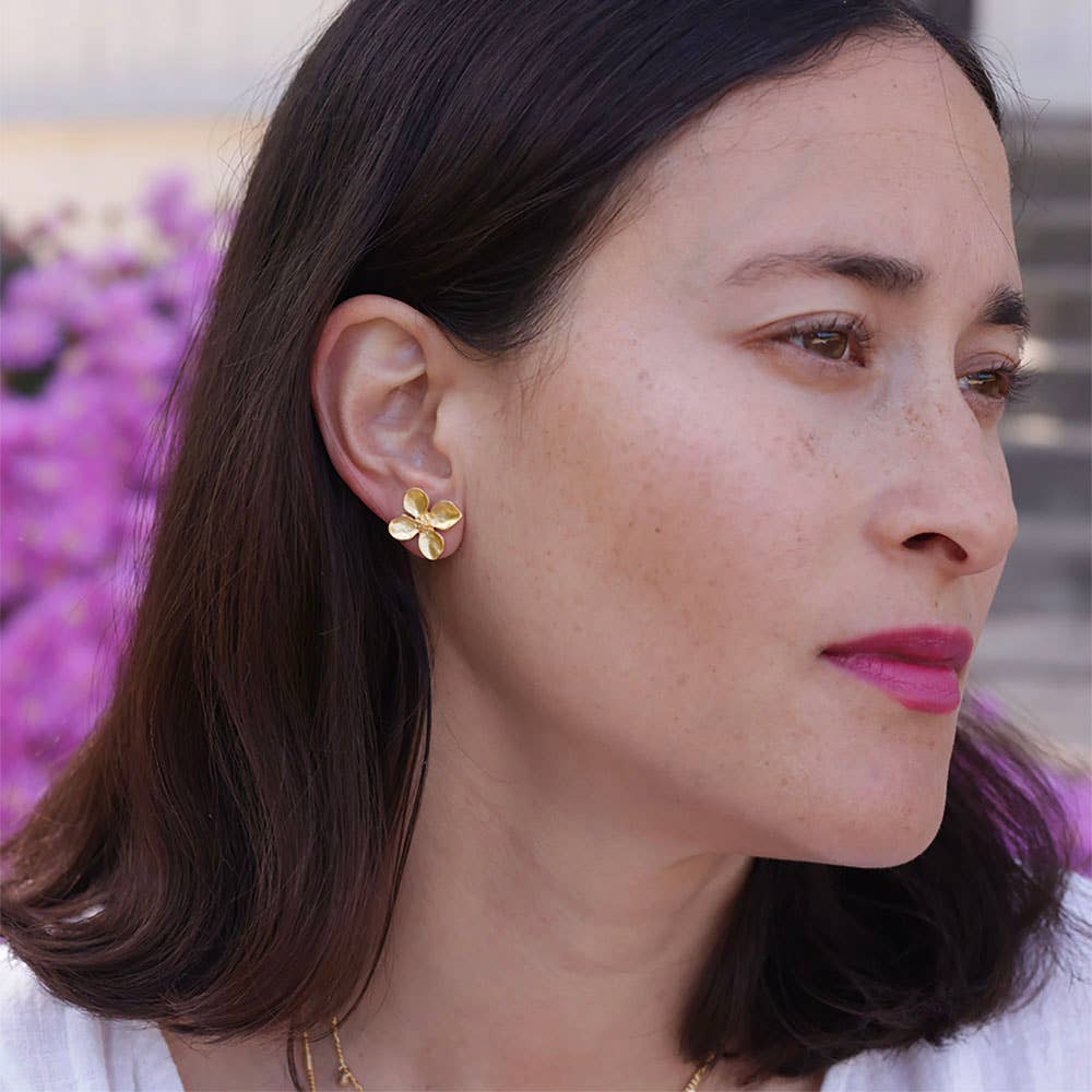 Dogwood Flower Earrings