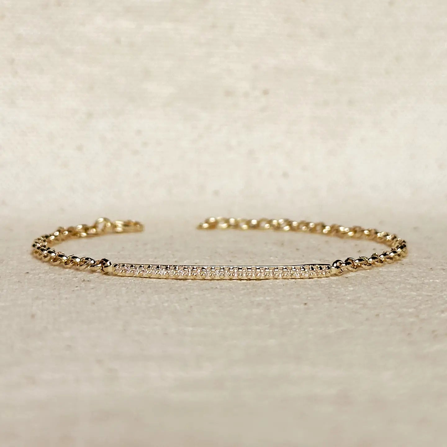 Bracelet CZ Bar