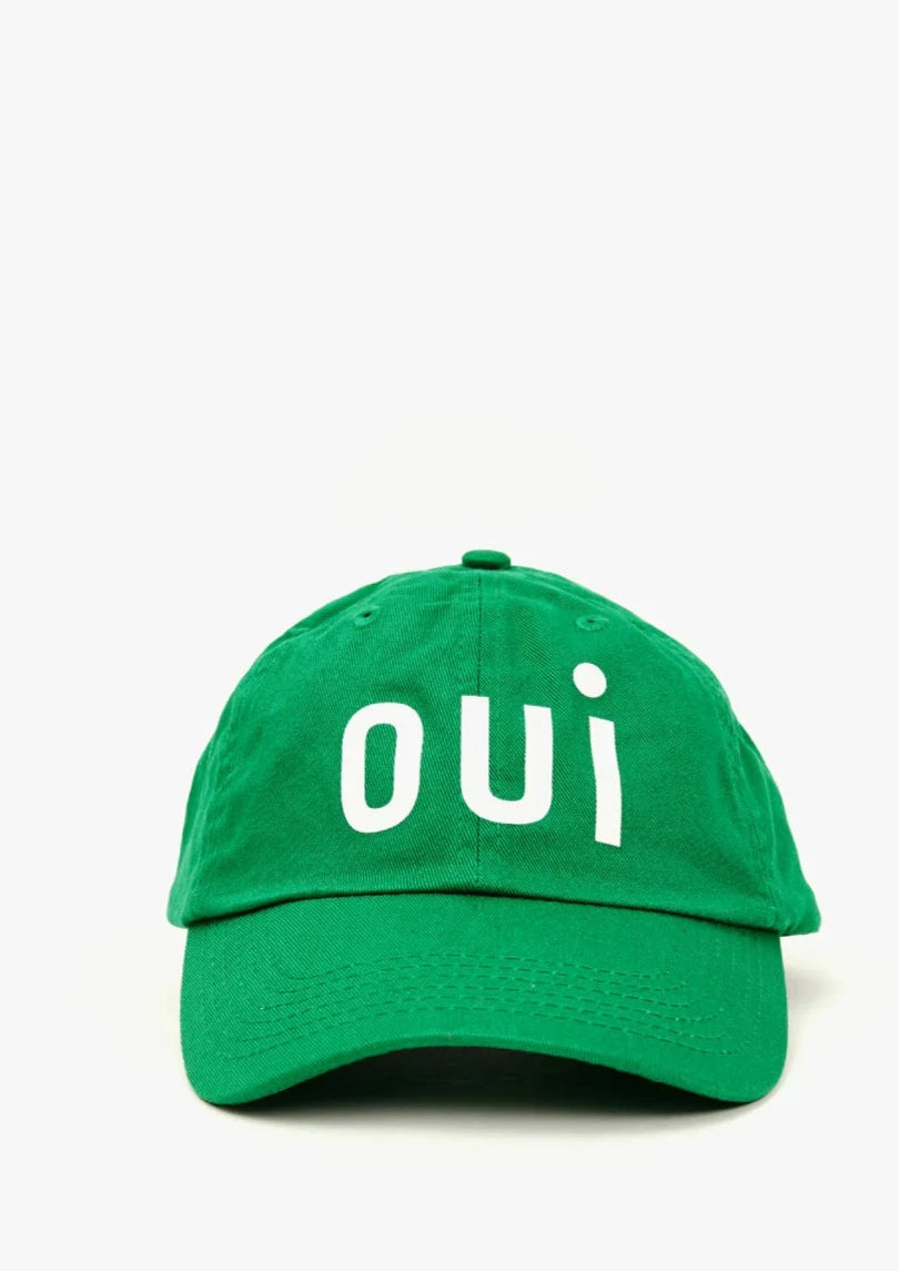 Clare V. OUI Kelly Green Baseball Hat