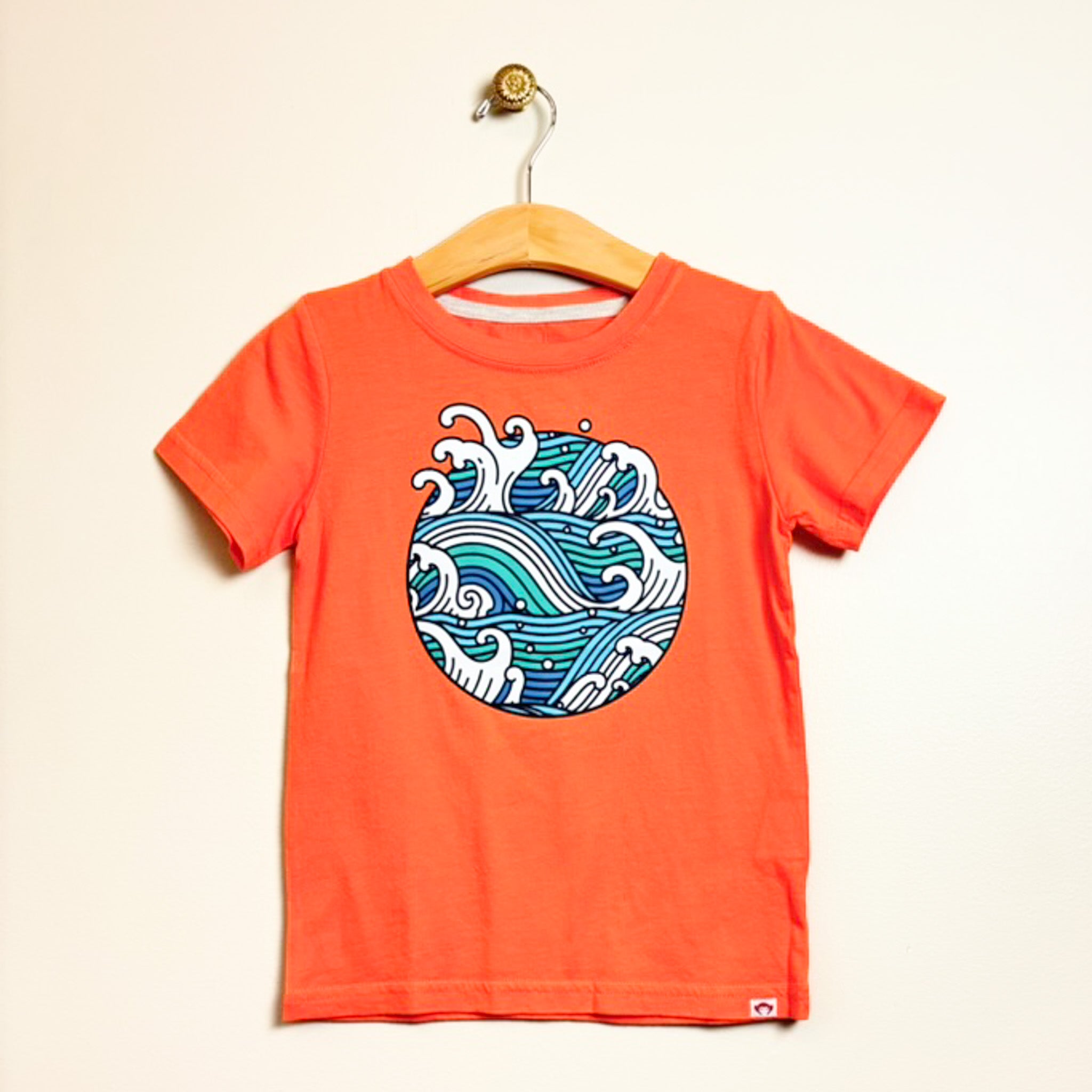 Orange Tidal Wave Tee