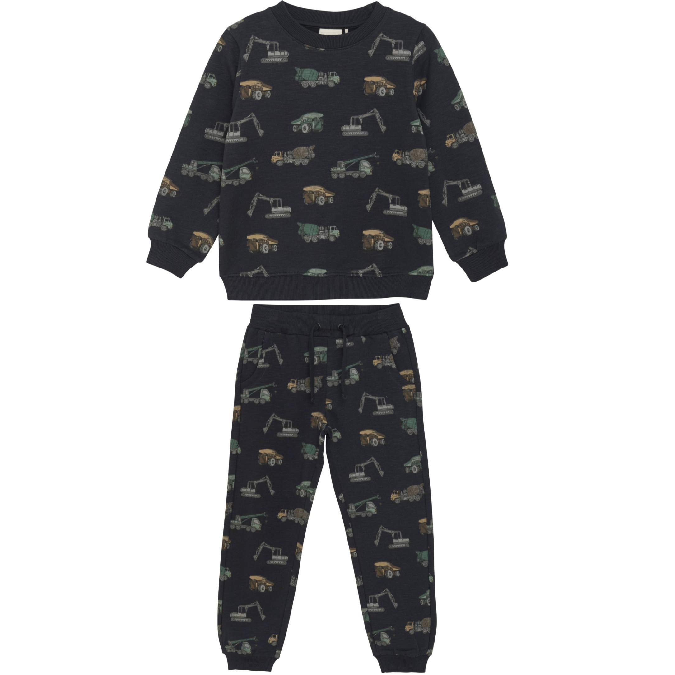 Navy Fleece Tractor Sweatset