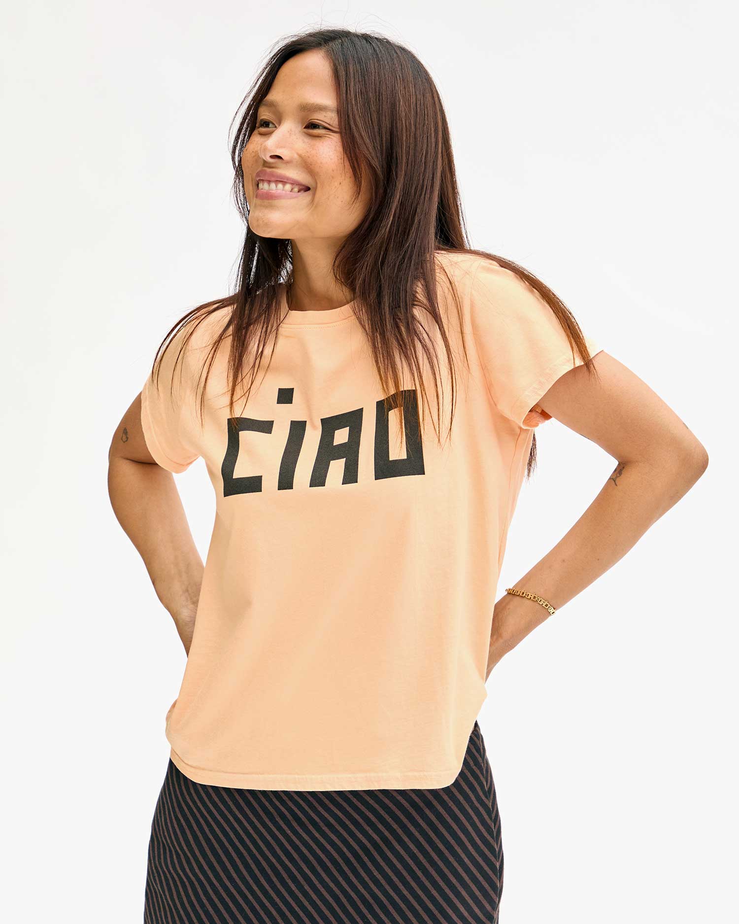 Clare V. Blush CIAO Classic Tee