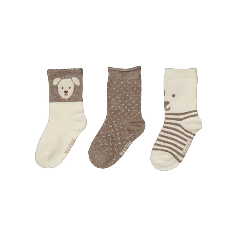 3 pack Doggie Infant sockset