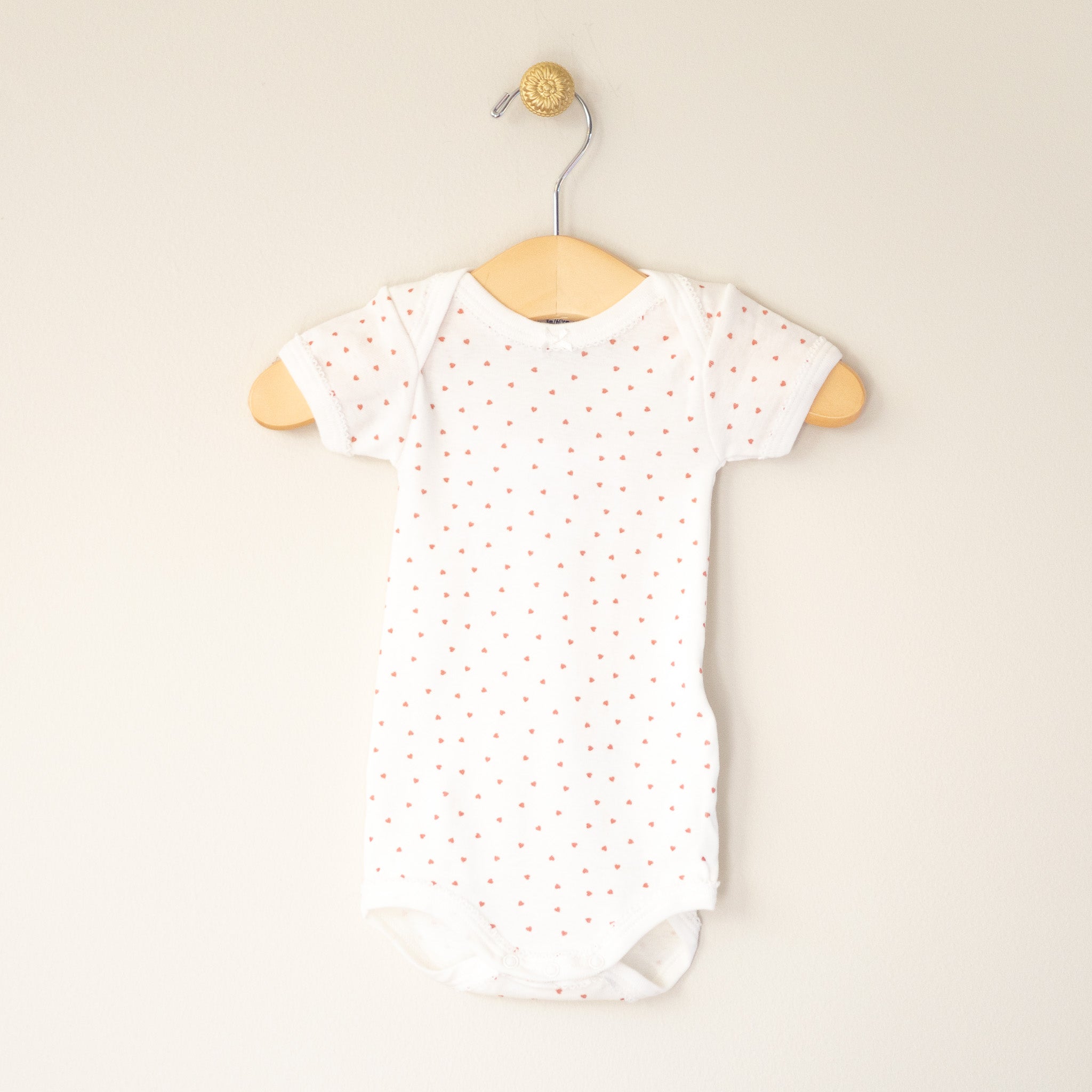 Petit Bateau Onesie Mini Hearts