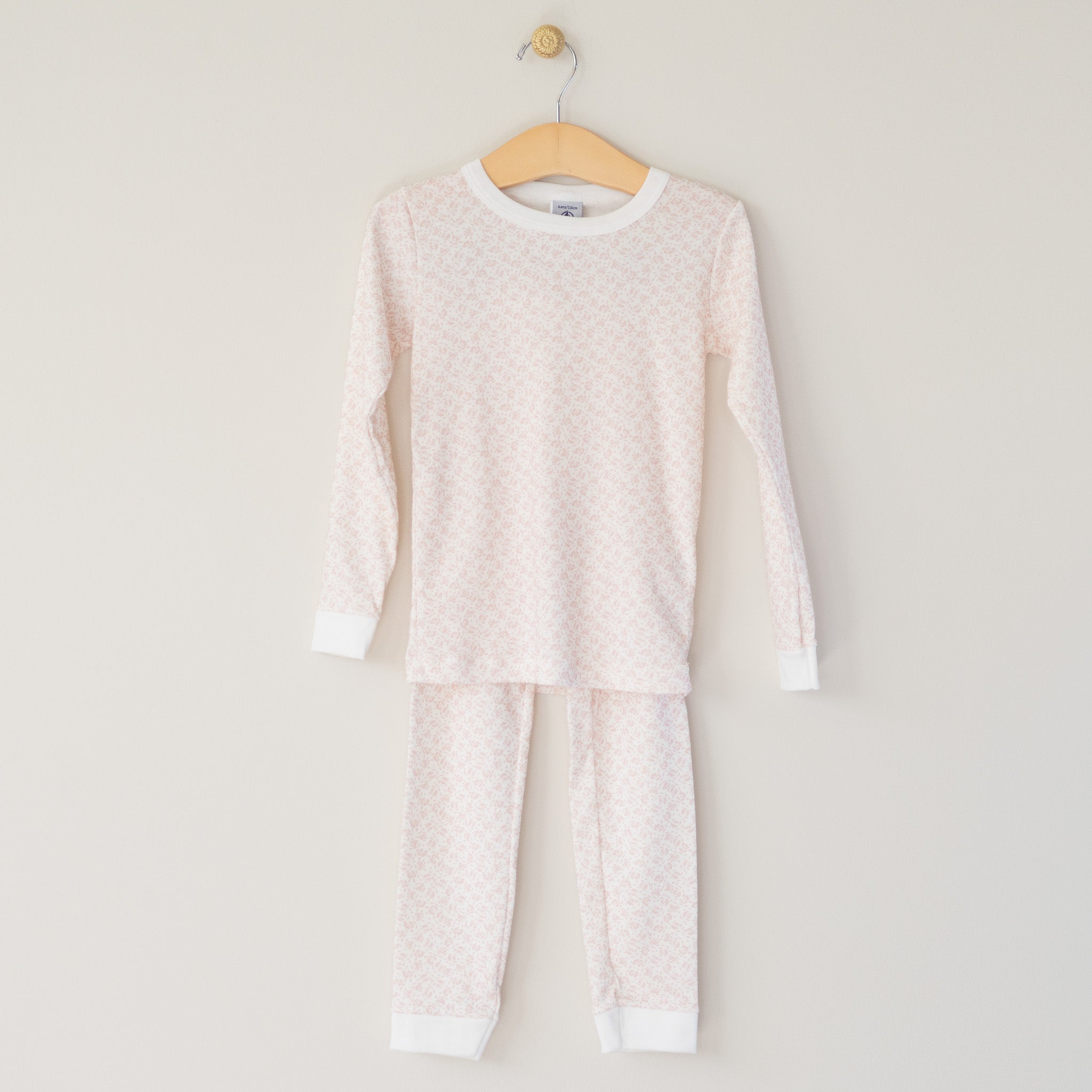 Petit Bateau Pink Floral Long John