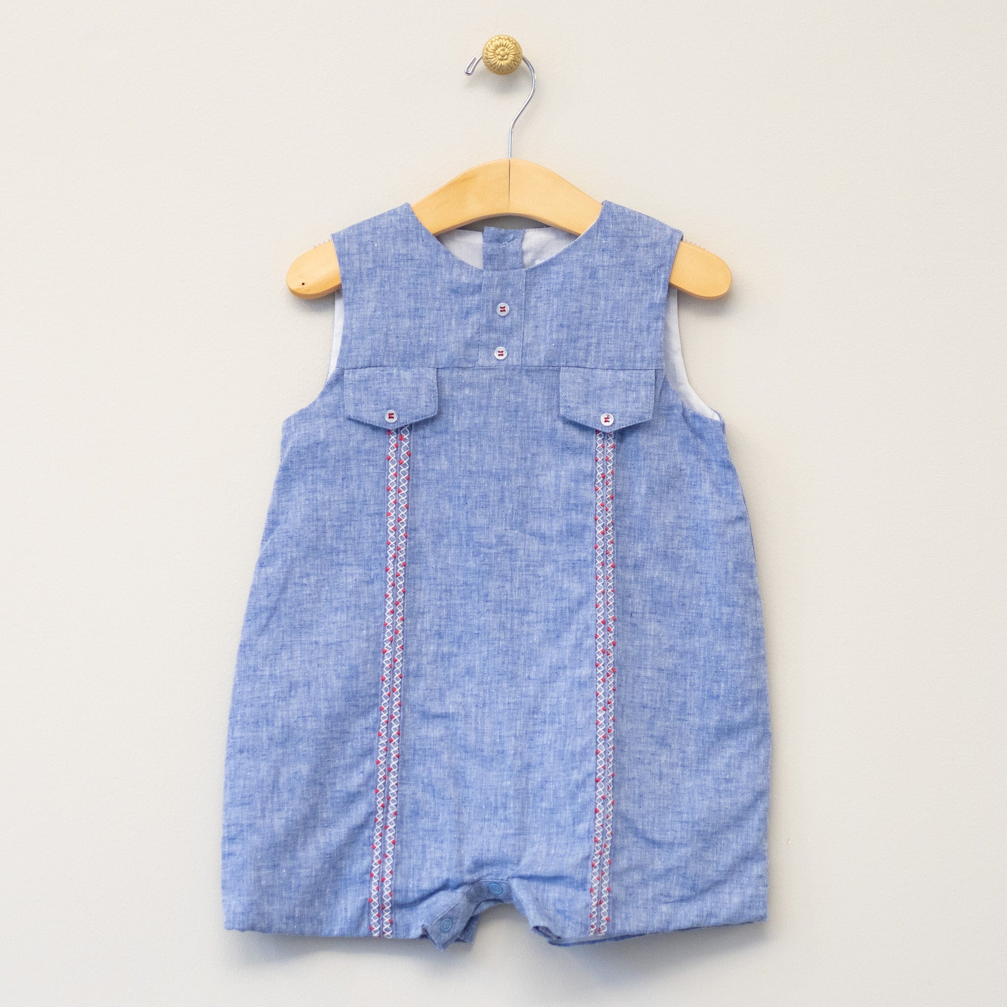 Chambray Linen Stitched Jonjon