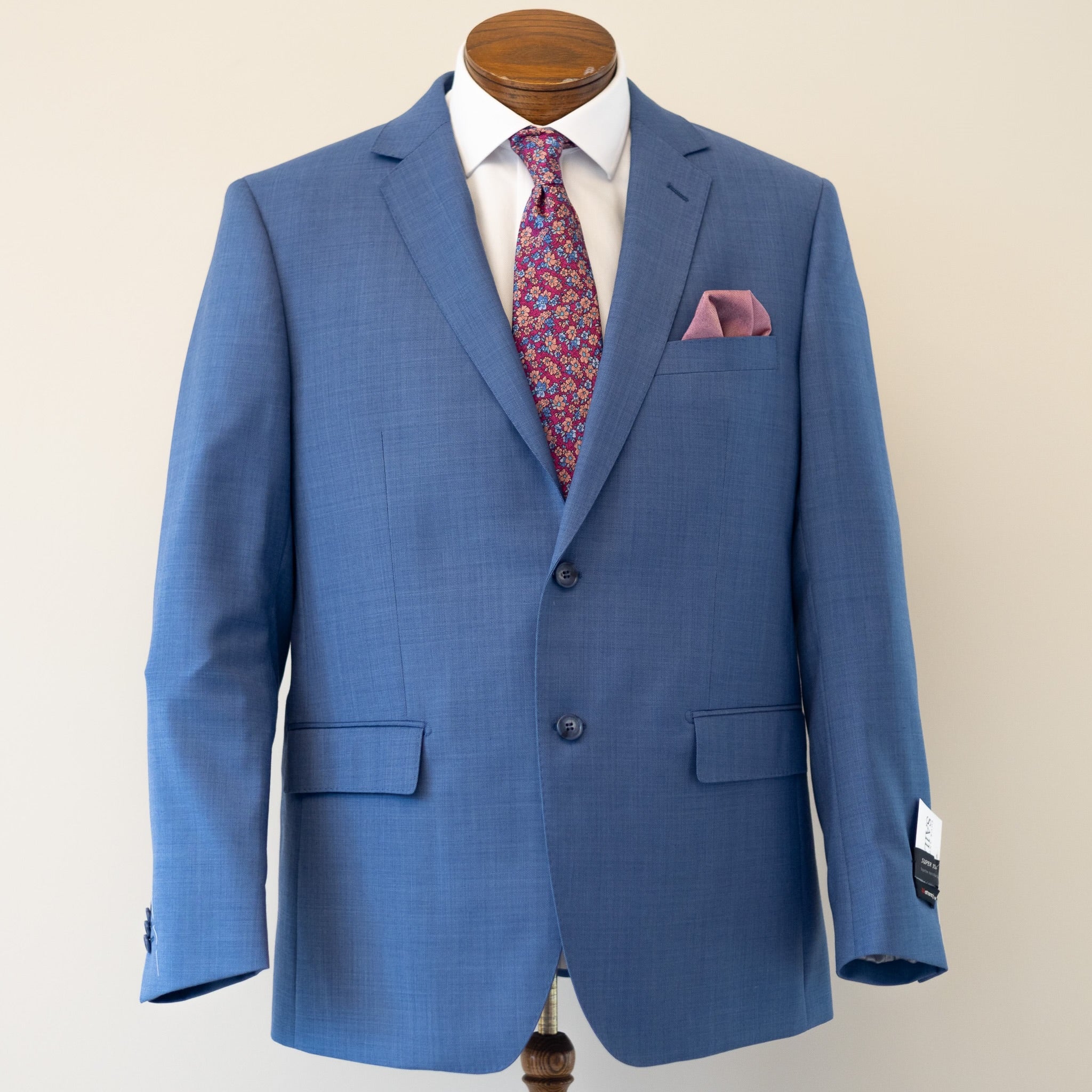 Mattarazi Navy Mini Herringbone Suit