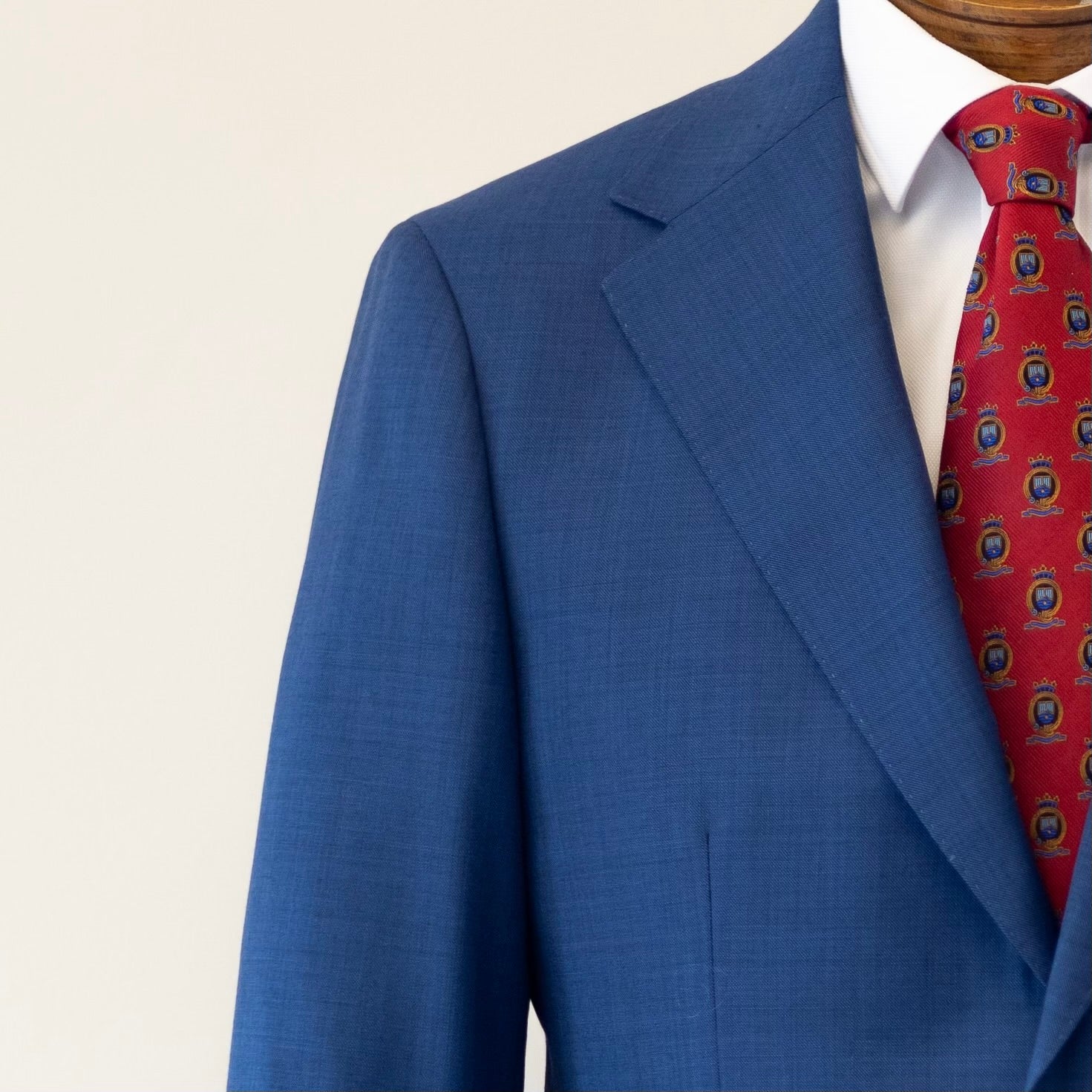 Mattarazi Blue Solid Suit