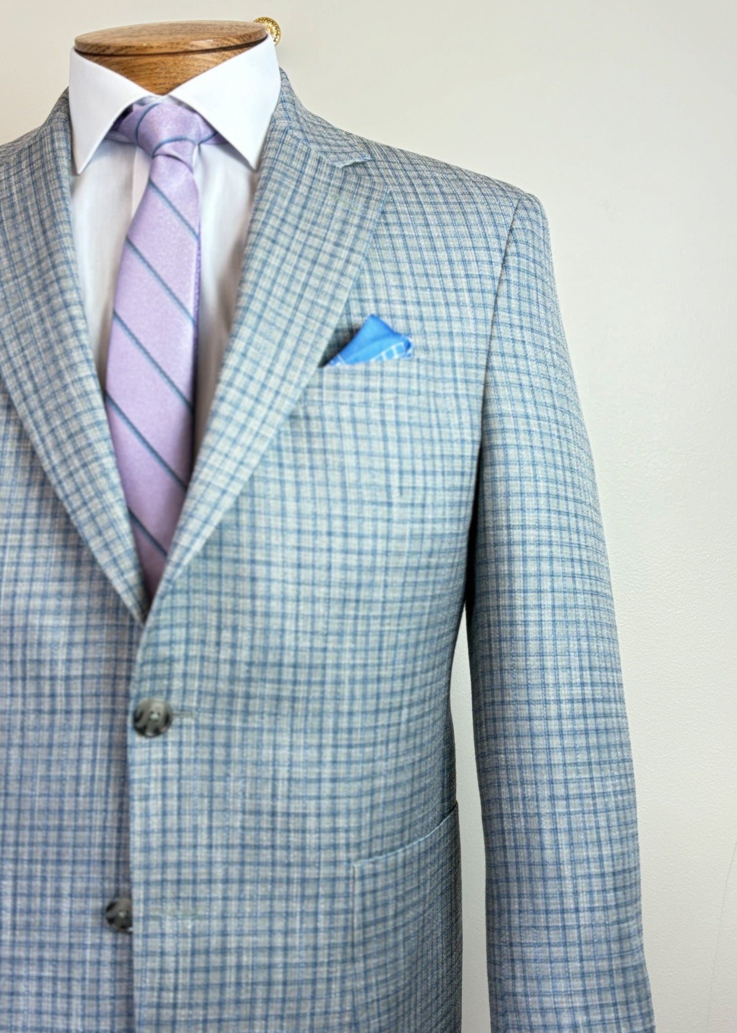 Umberto Olive Teak check Sports Coat