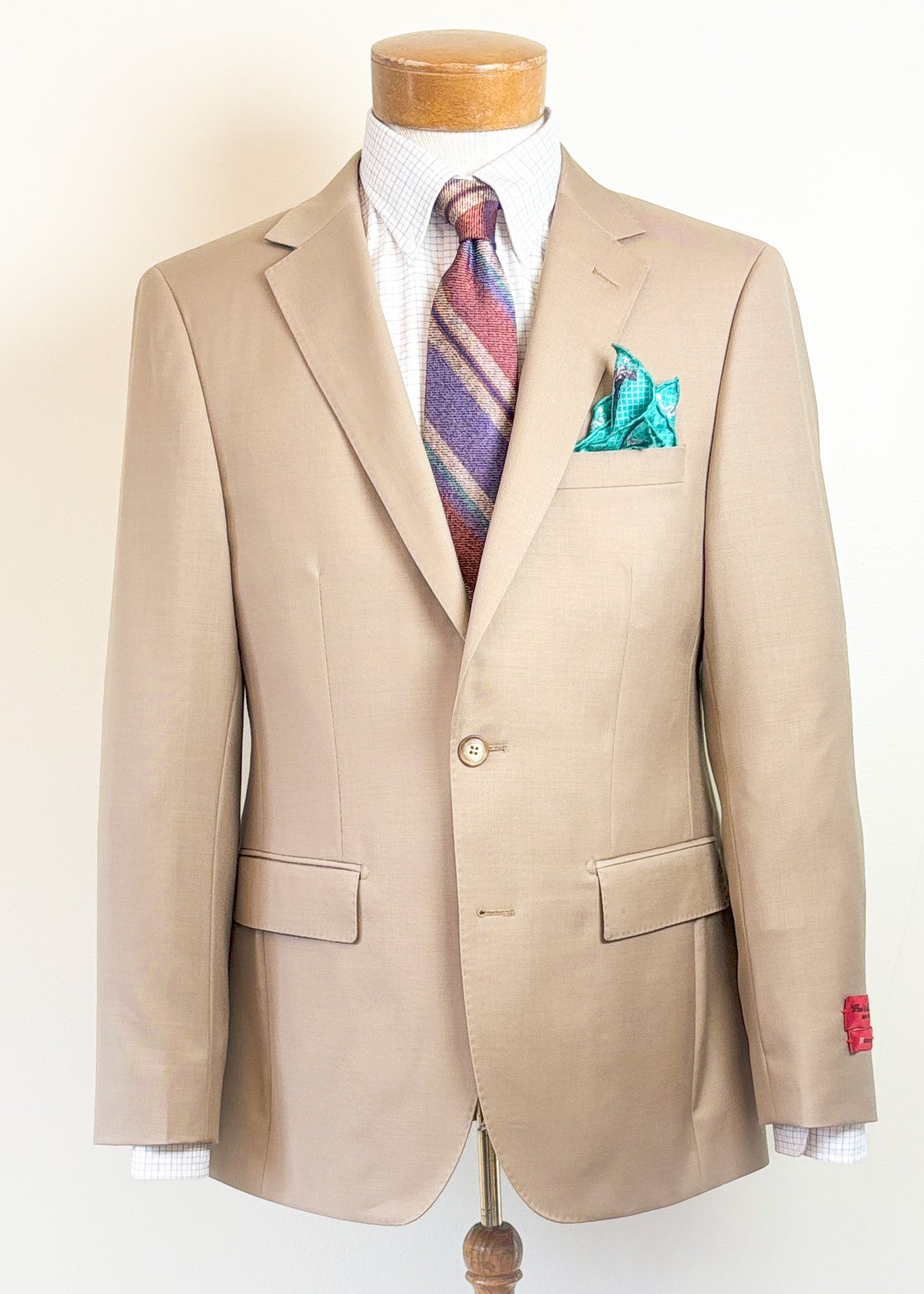 Tan Solid Suit