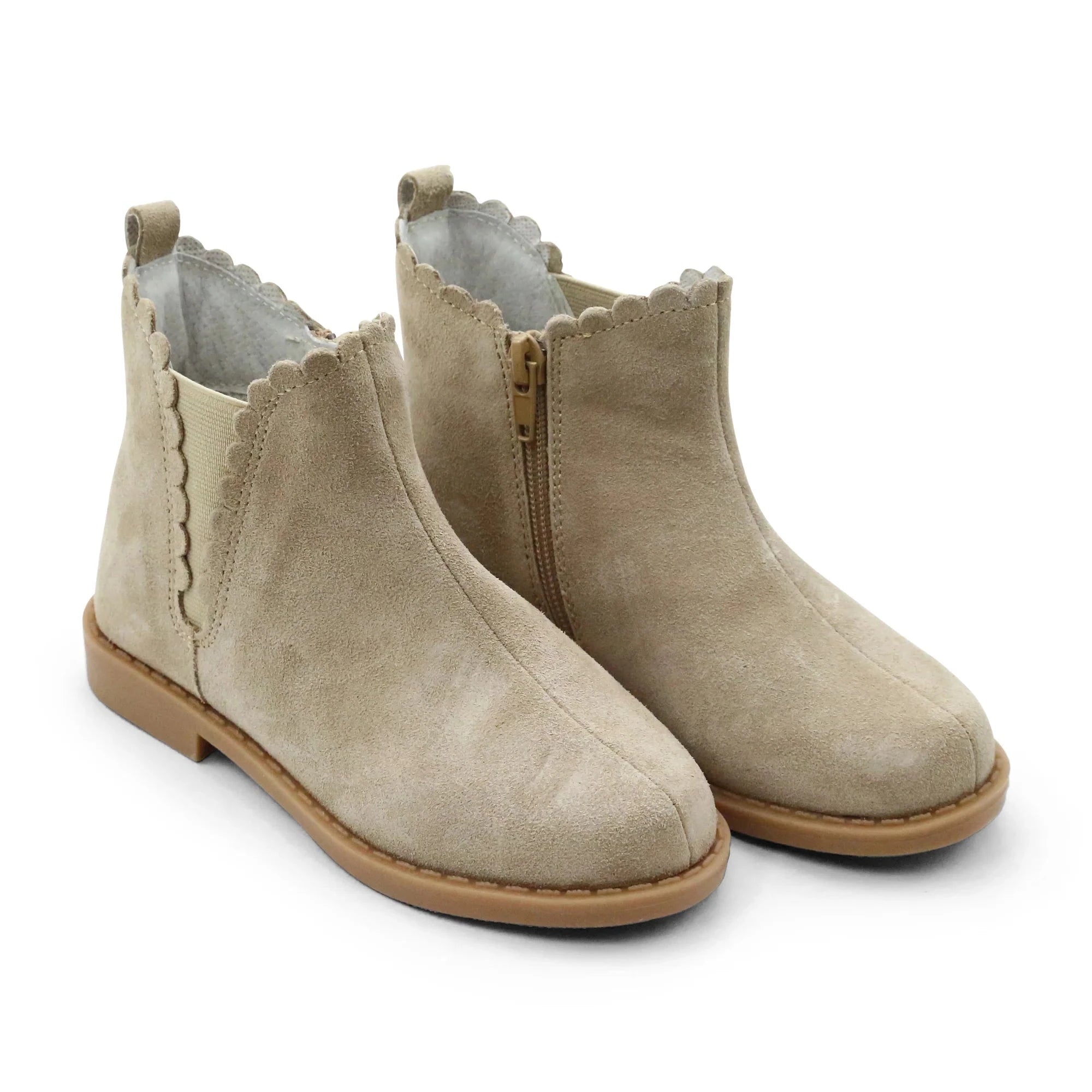 Nicola Scalloped Chelsea Boot