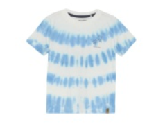 Aqua Blue Tie Dye Tee