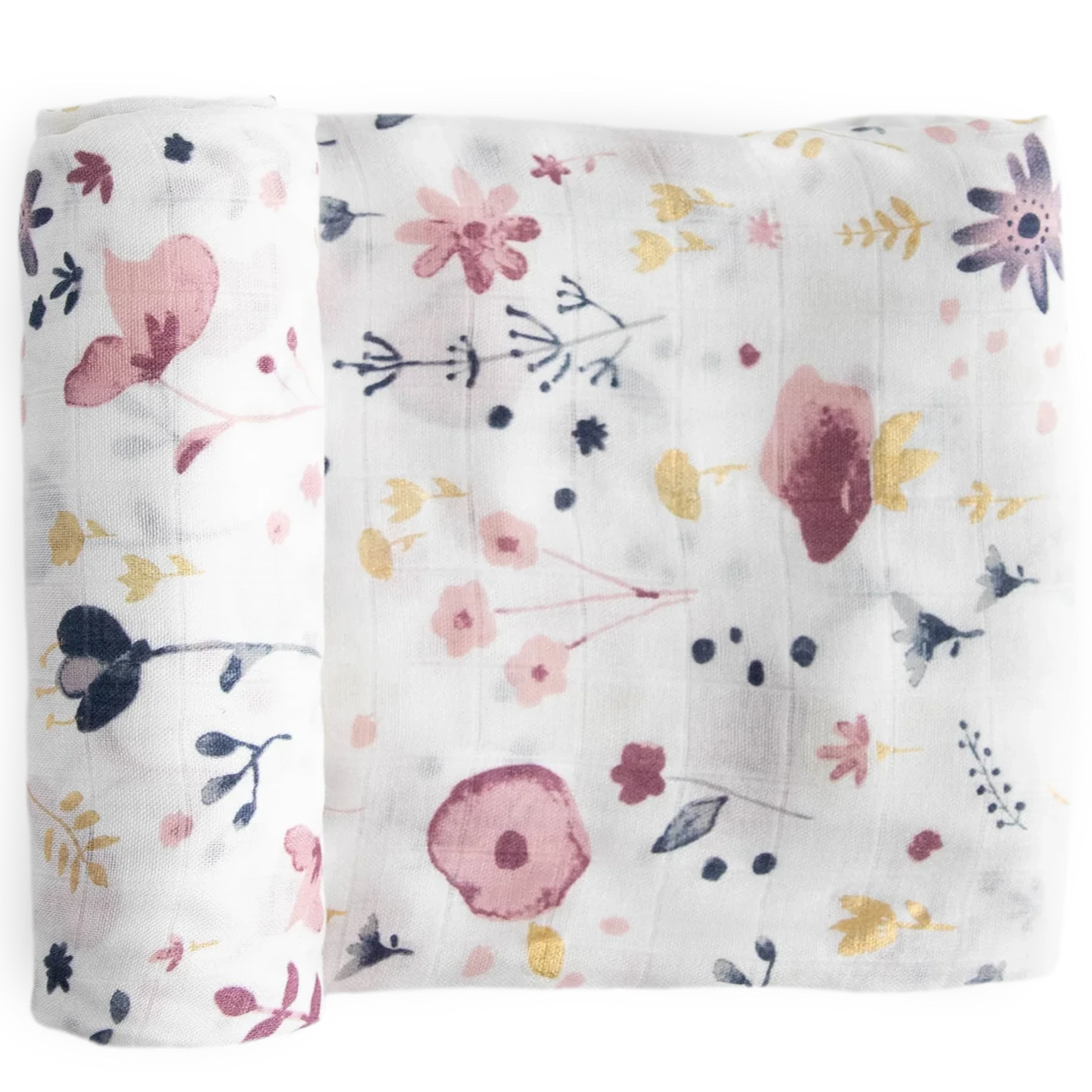 Muslin Swaddle Fairy Garden Print