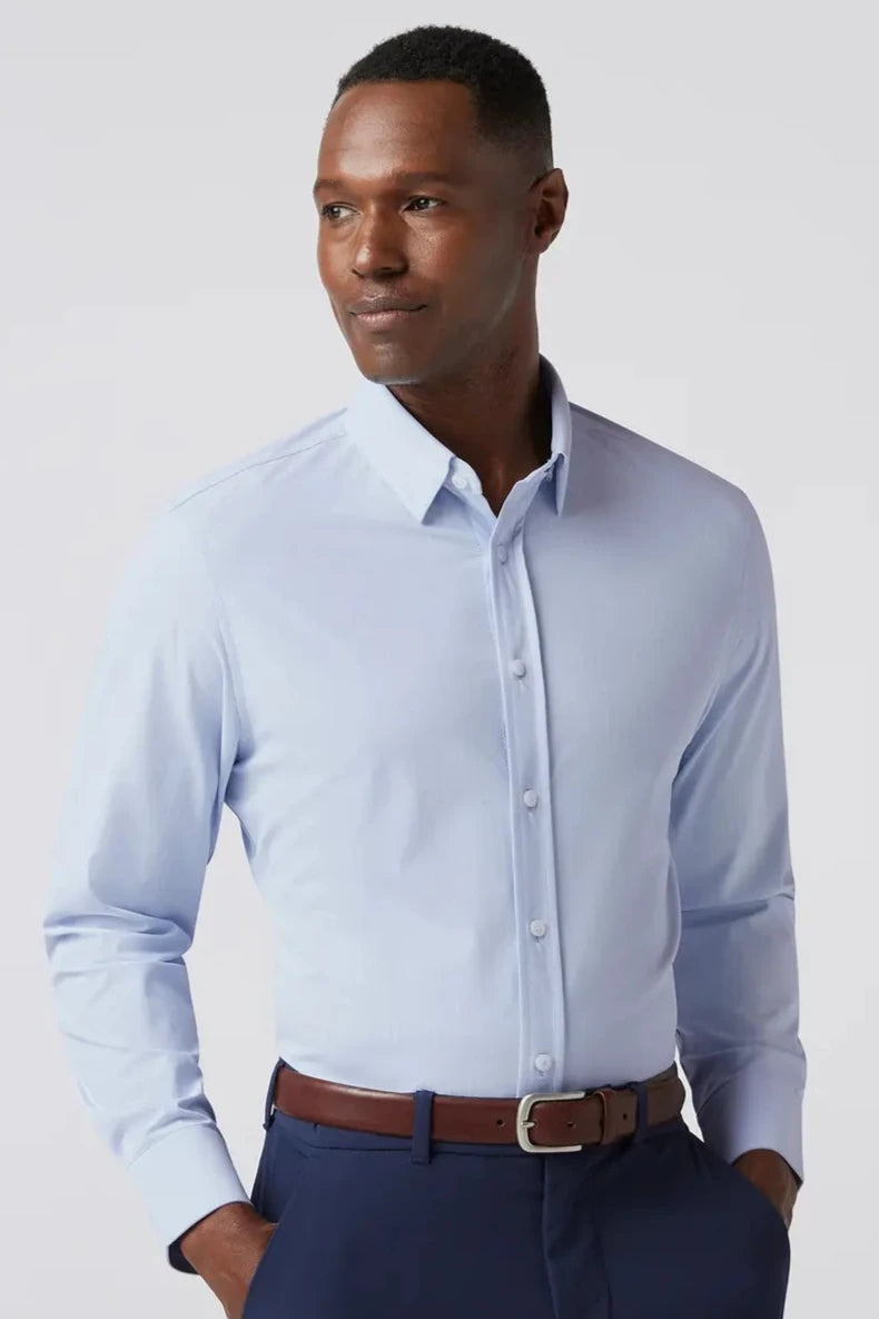 Leeward Sky Pinstripe Tech Shirt