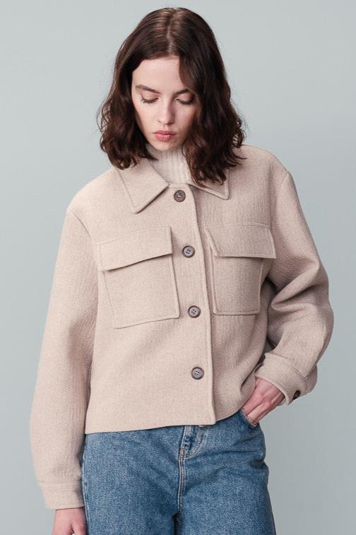 Novembre Sable Flap Pocket Jacket