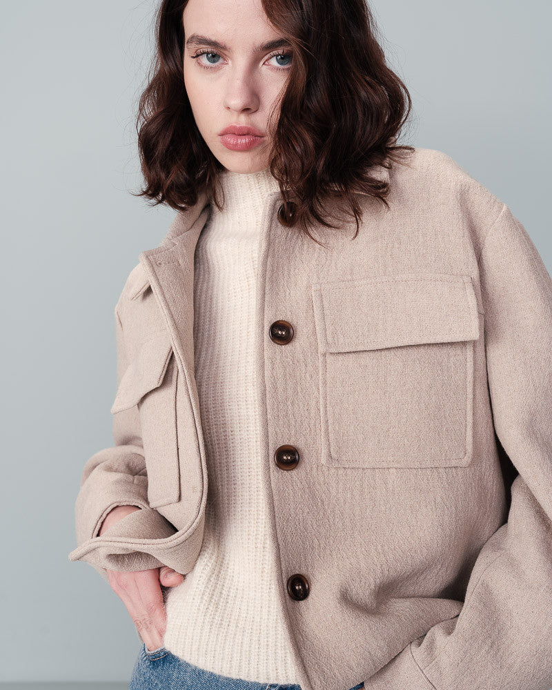 Novembre Sable Flap Pocket Jacket