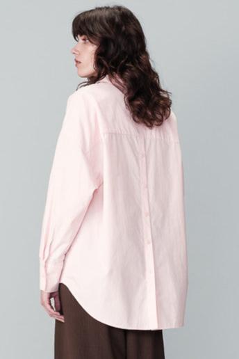 Nesrine Pink Oversized Shirt