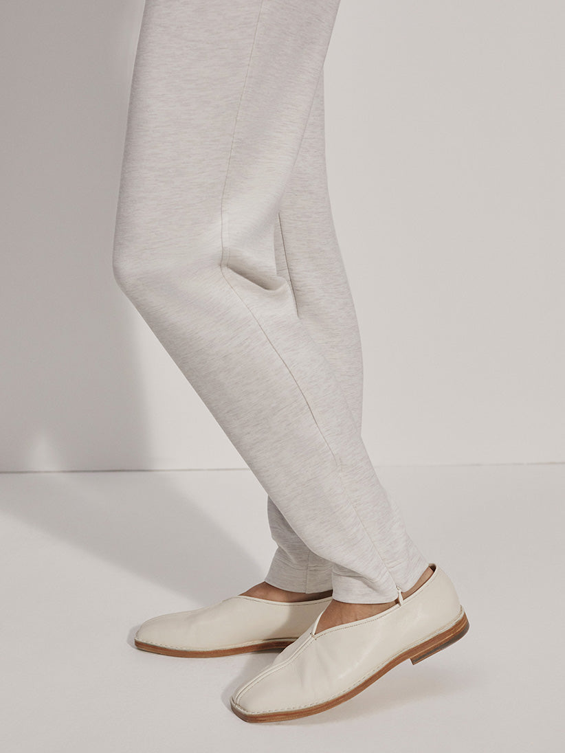 Varley Slim Zip Hem Pant Ivory Marl