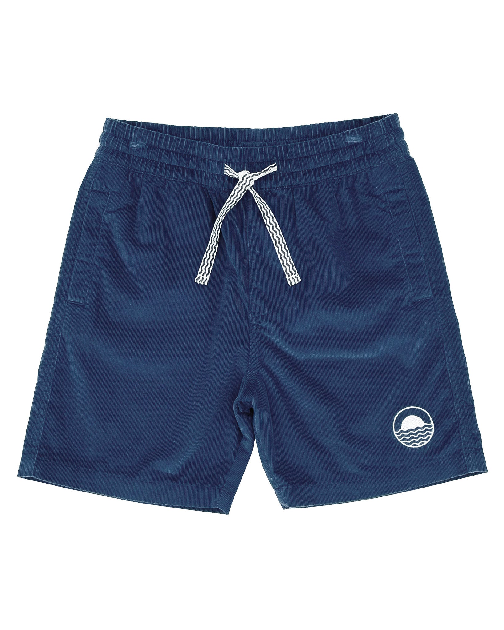 Navy Corduroy Line Up Short