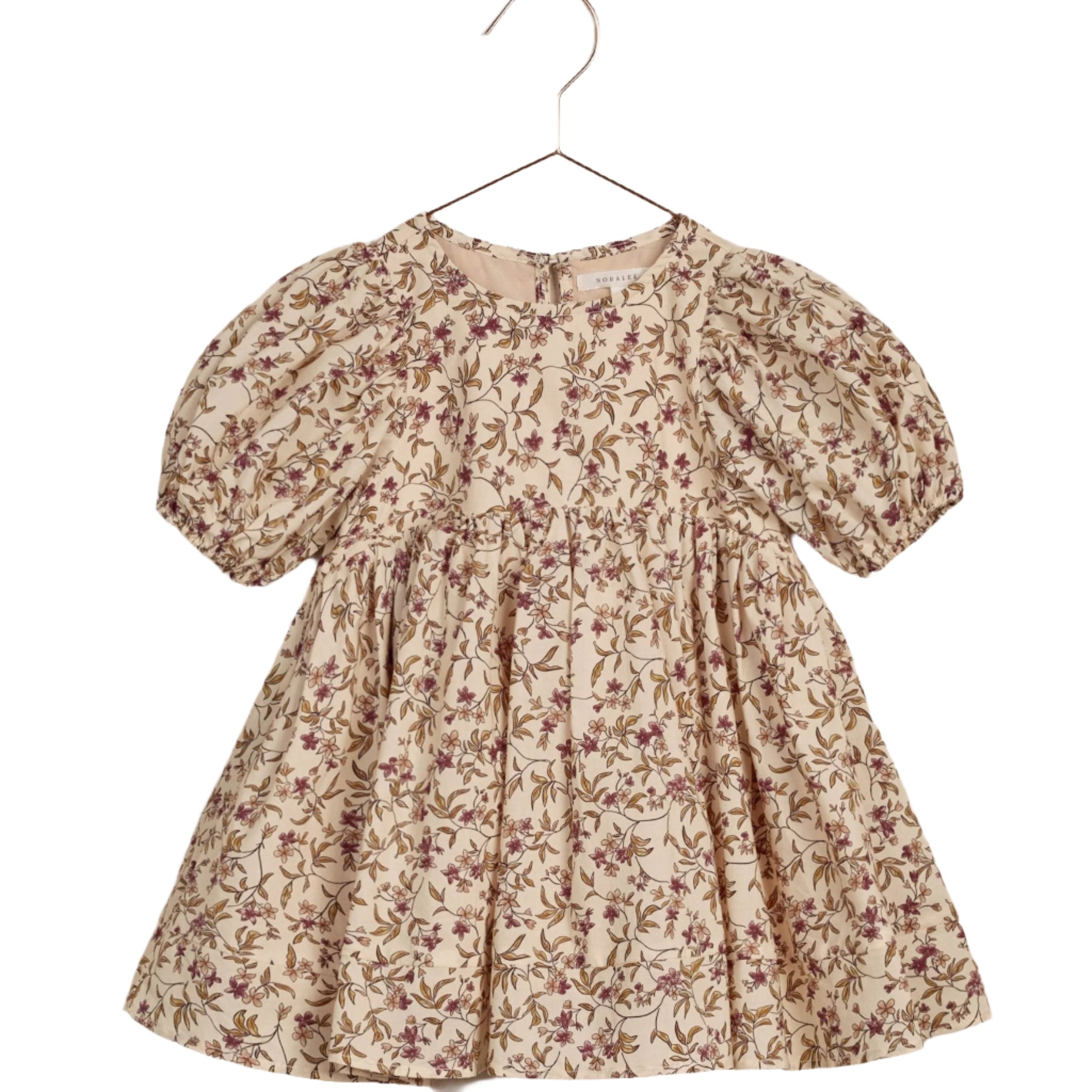 Nora Lee Fig Floral Dress