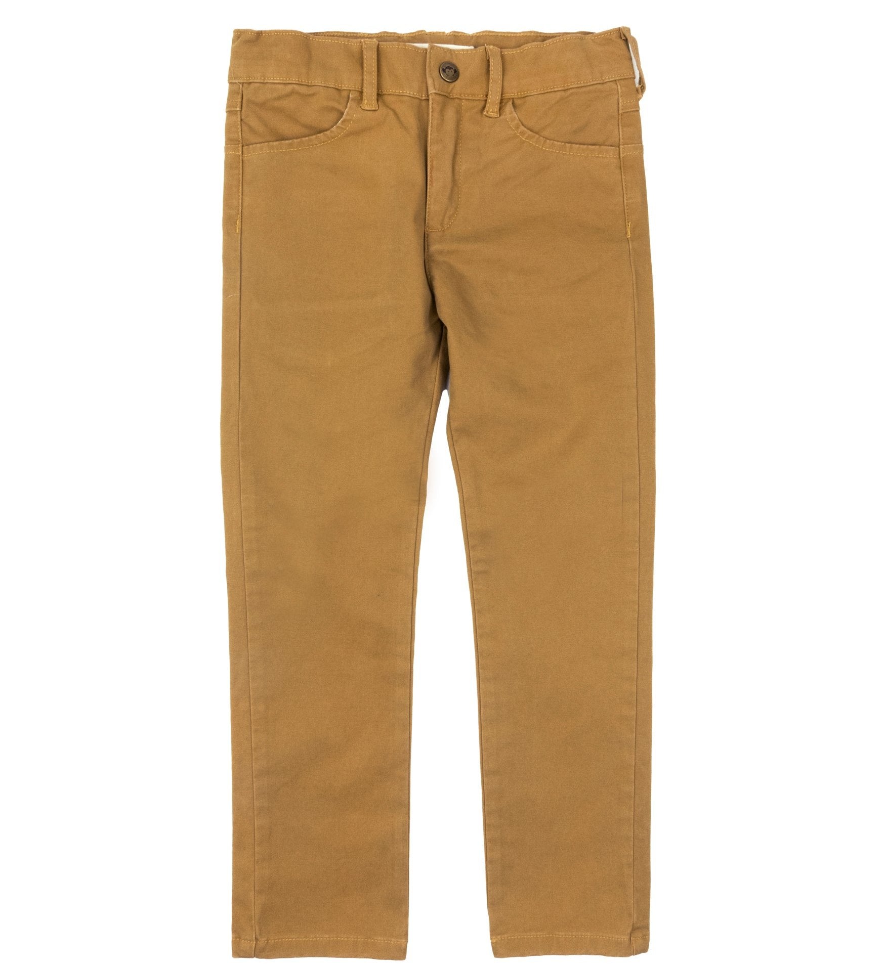 British Khaki Skinny Twill Pants