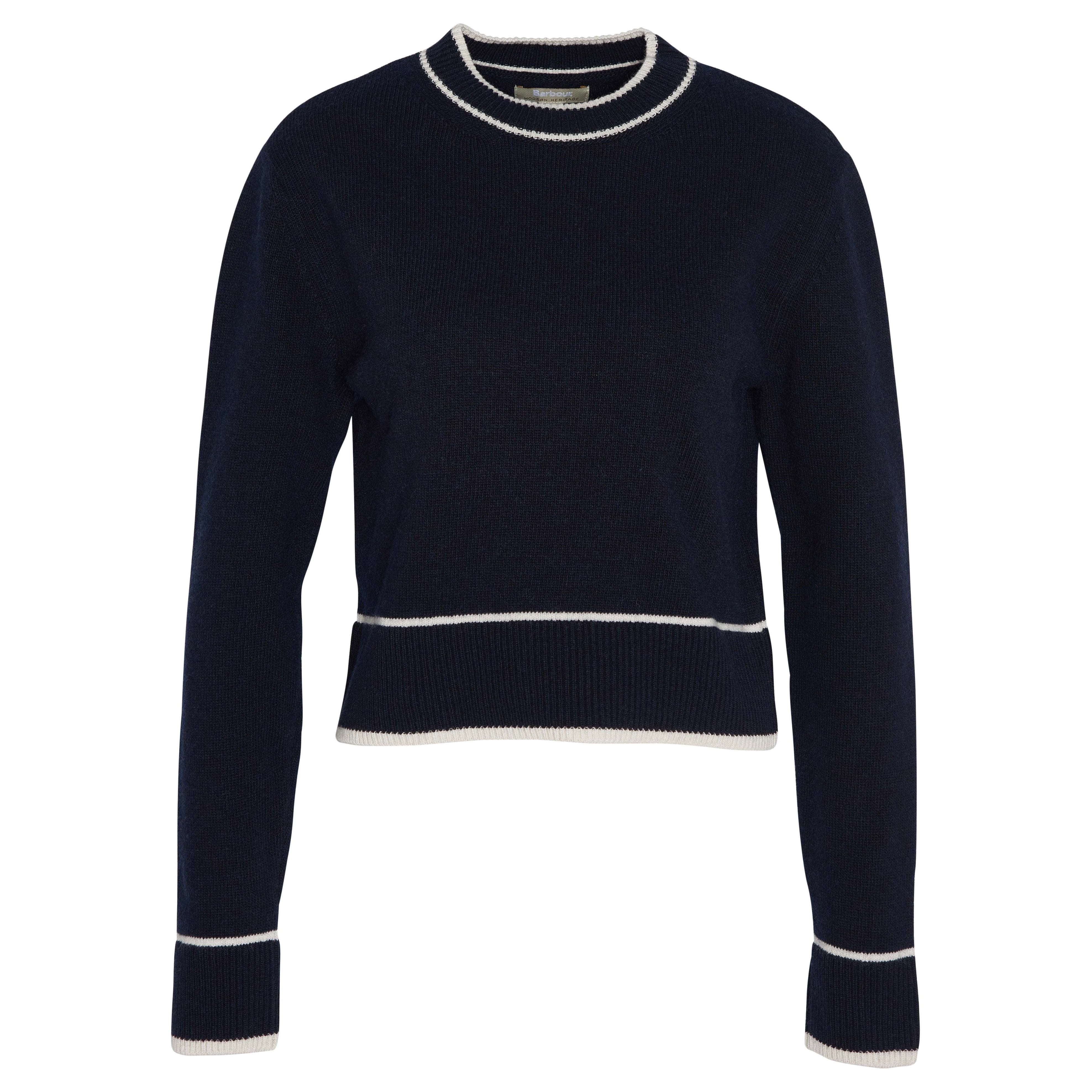 Barbour Navy Crew Sweater