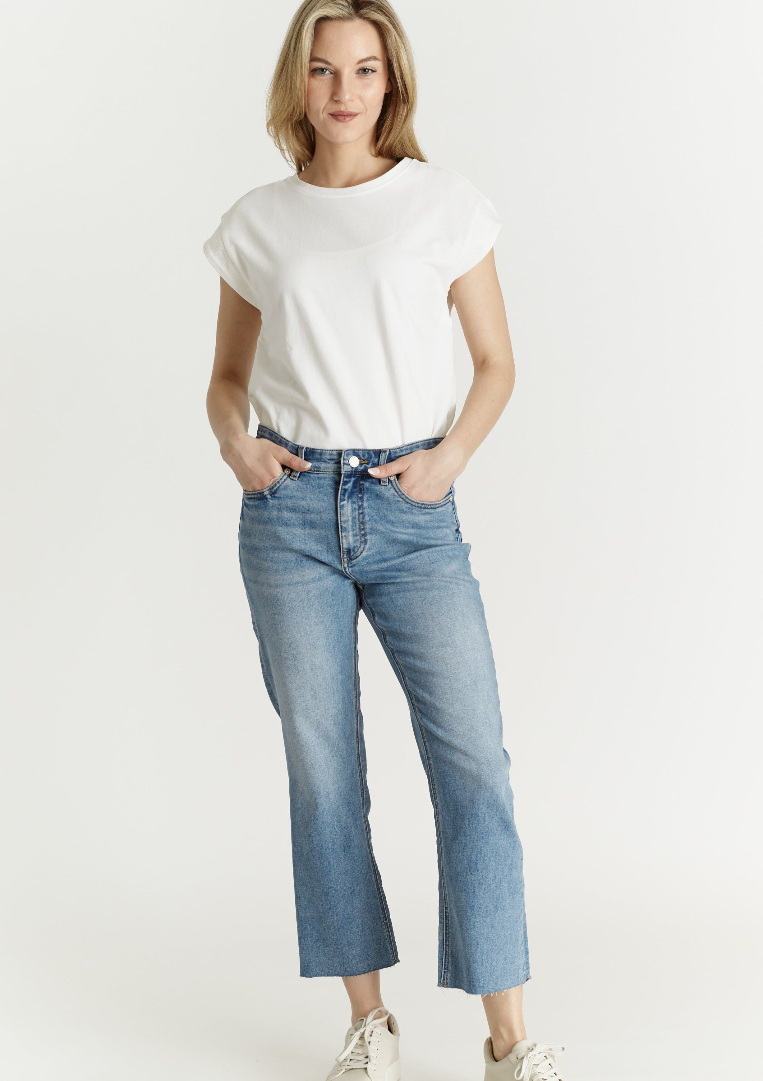 Freya Crop Mini Flare Vintage Jean