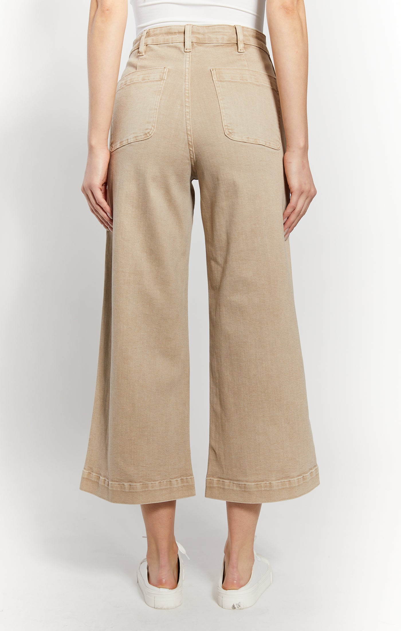 Oat Callie Beige Wide Leg Pant