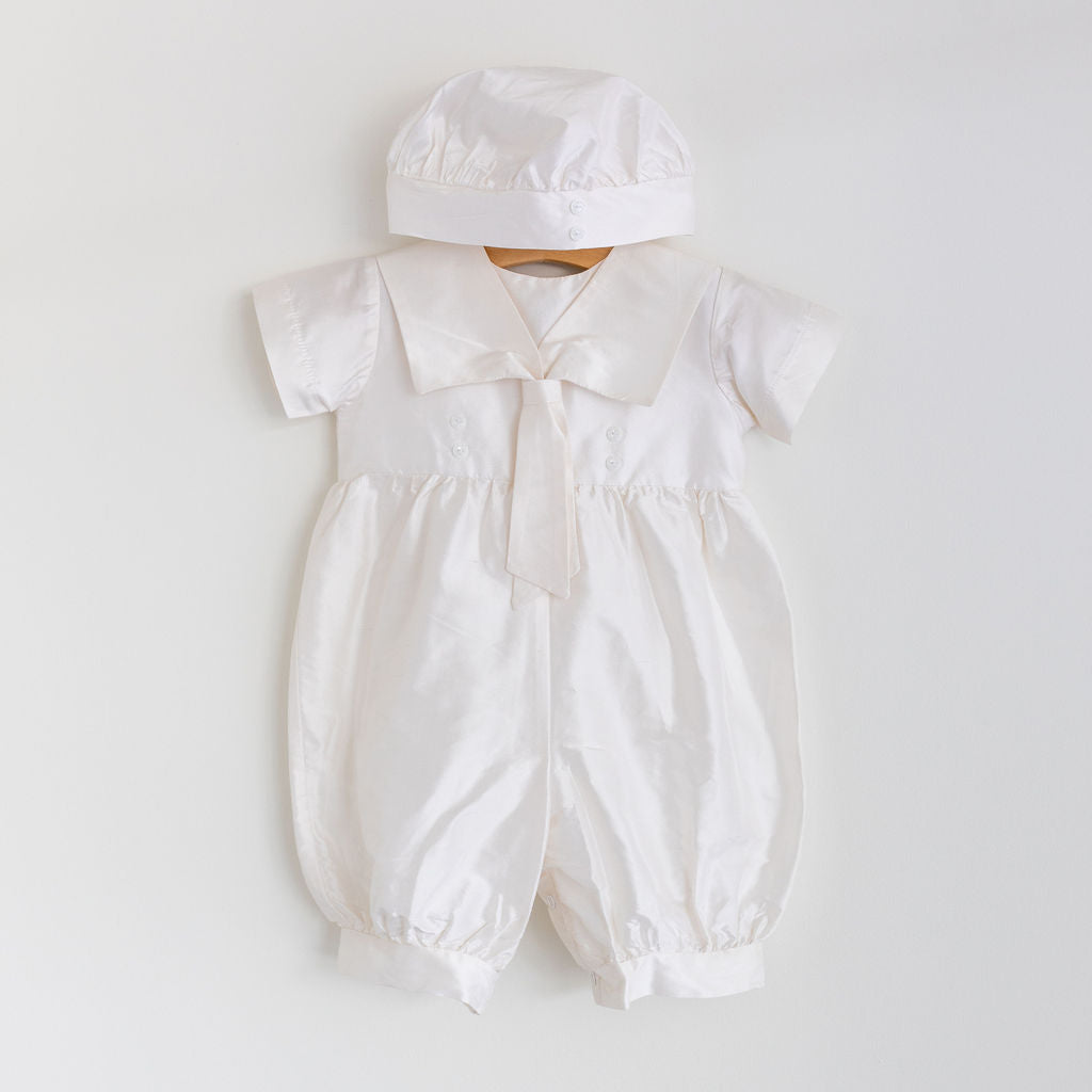 Silk Sailors Romper & Hat